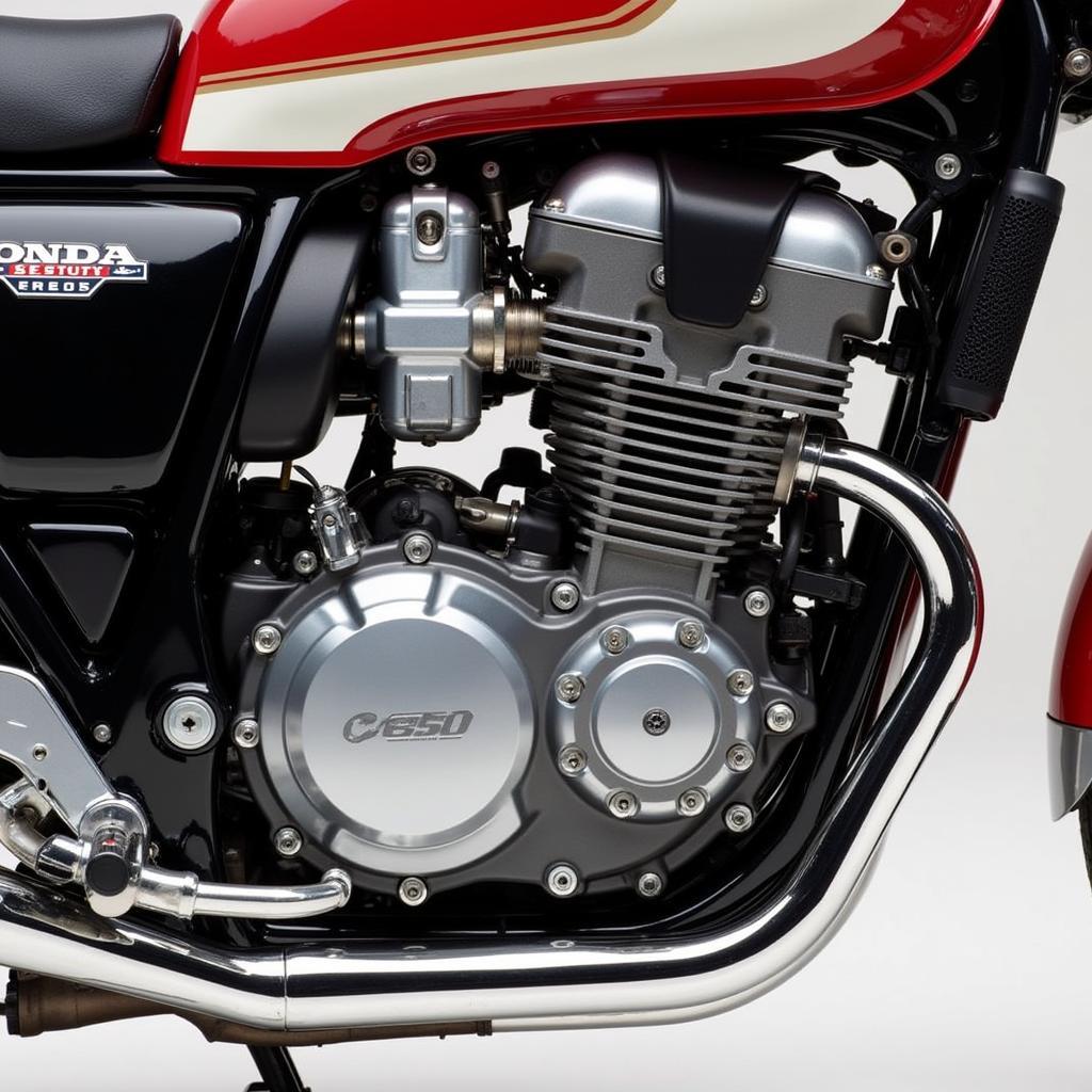 Motor der Honda CB 650 R