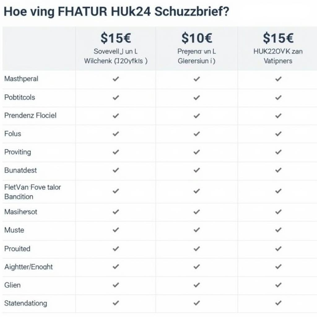 Kosten und Varianten des HUK24 Schutzbriefs