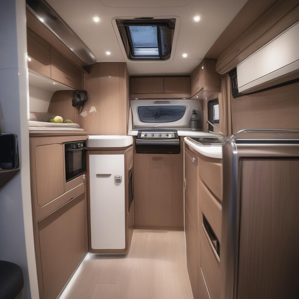 Innenausstattung des Hymer Touring