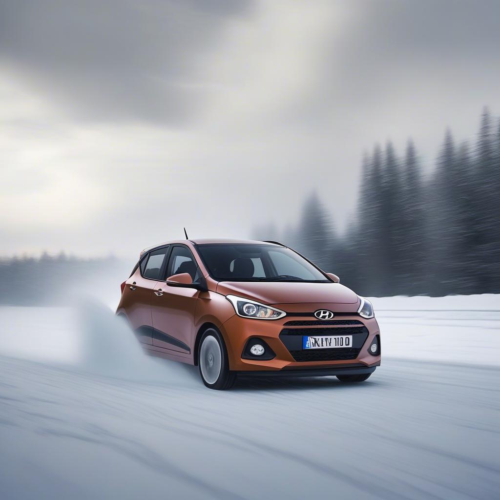 Test von Hyundai i10 Winterreifen