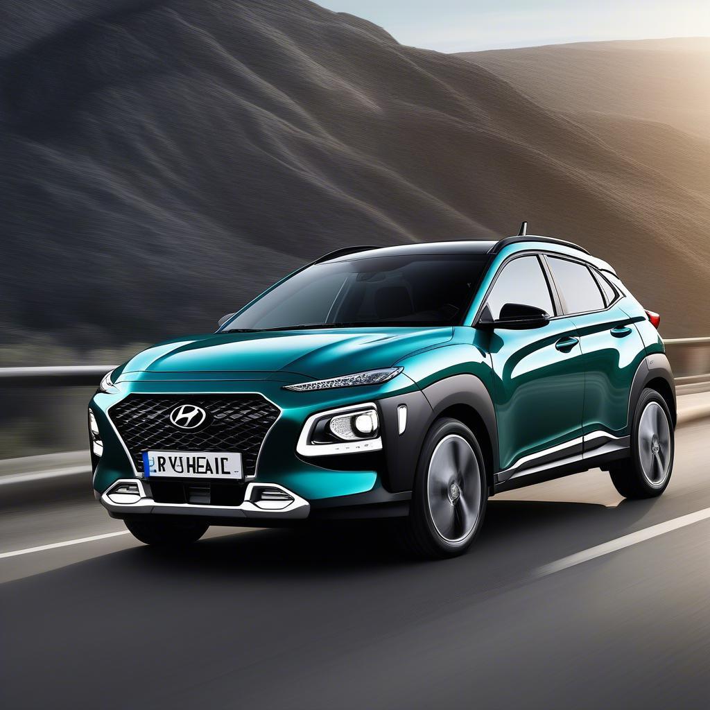 Hyundai Kona Allrad auf der Strasse