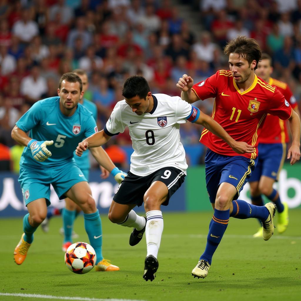 Andrés Iniesta erzielt das Siegestor im WM-Finale 2010