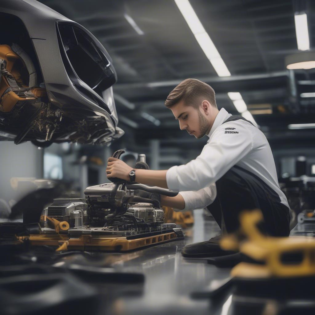 Ausbildung zum Kfz-Mechatroniker bei Lamborghini: Ein Blick in die Werkstatt