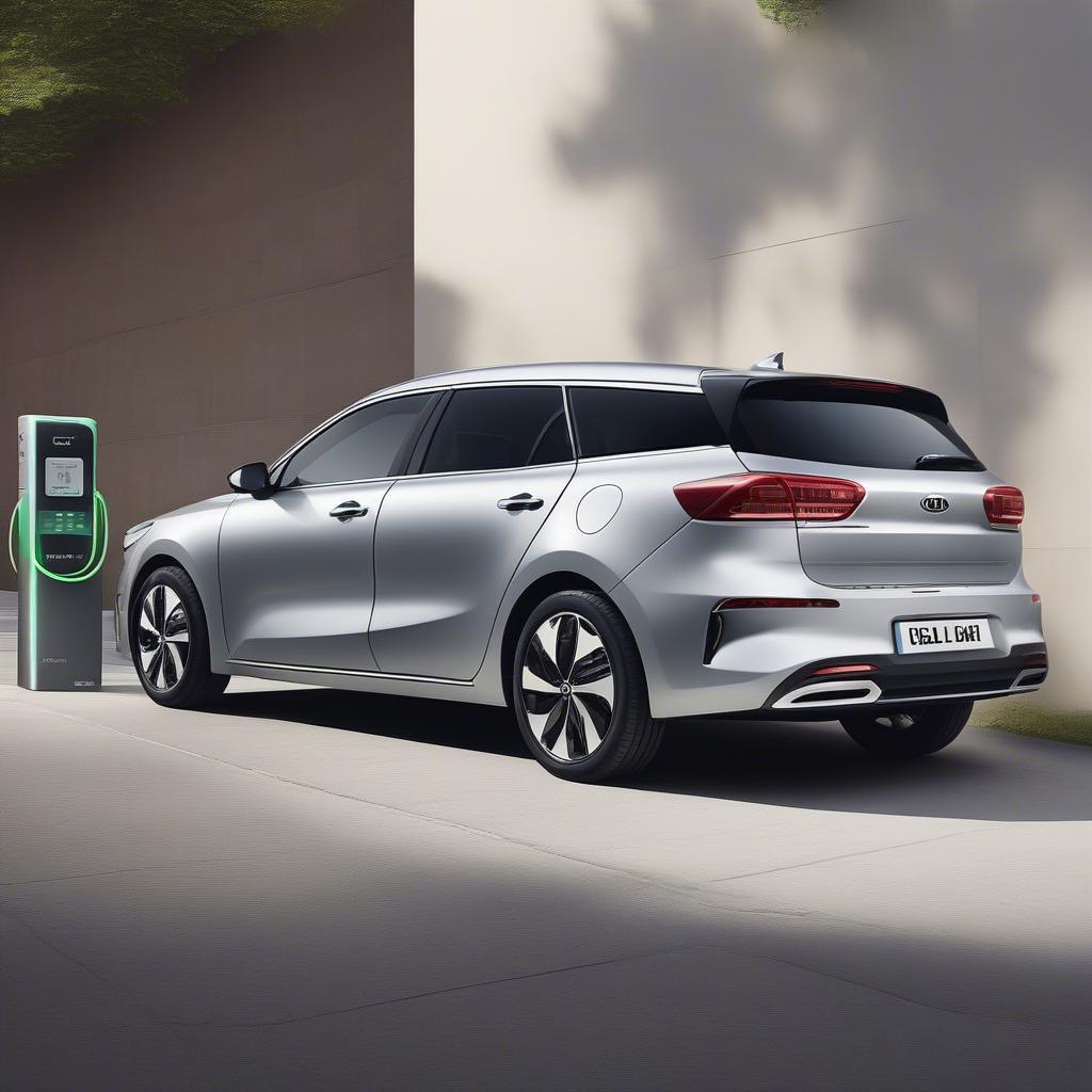 Ladevorgang Kia Ceed PHEV an einer Wallbox: Schnell und bequem.