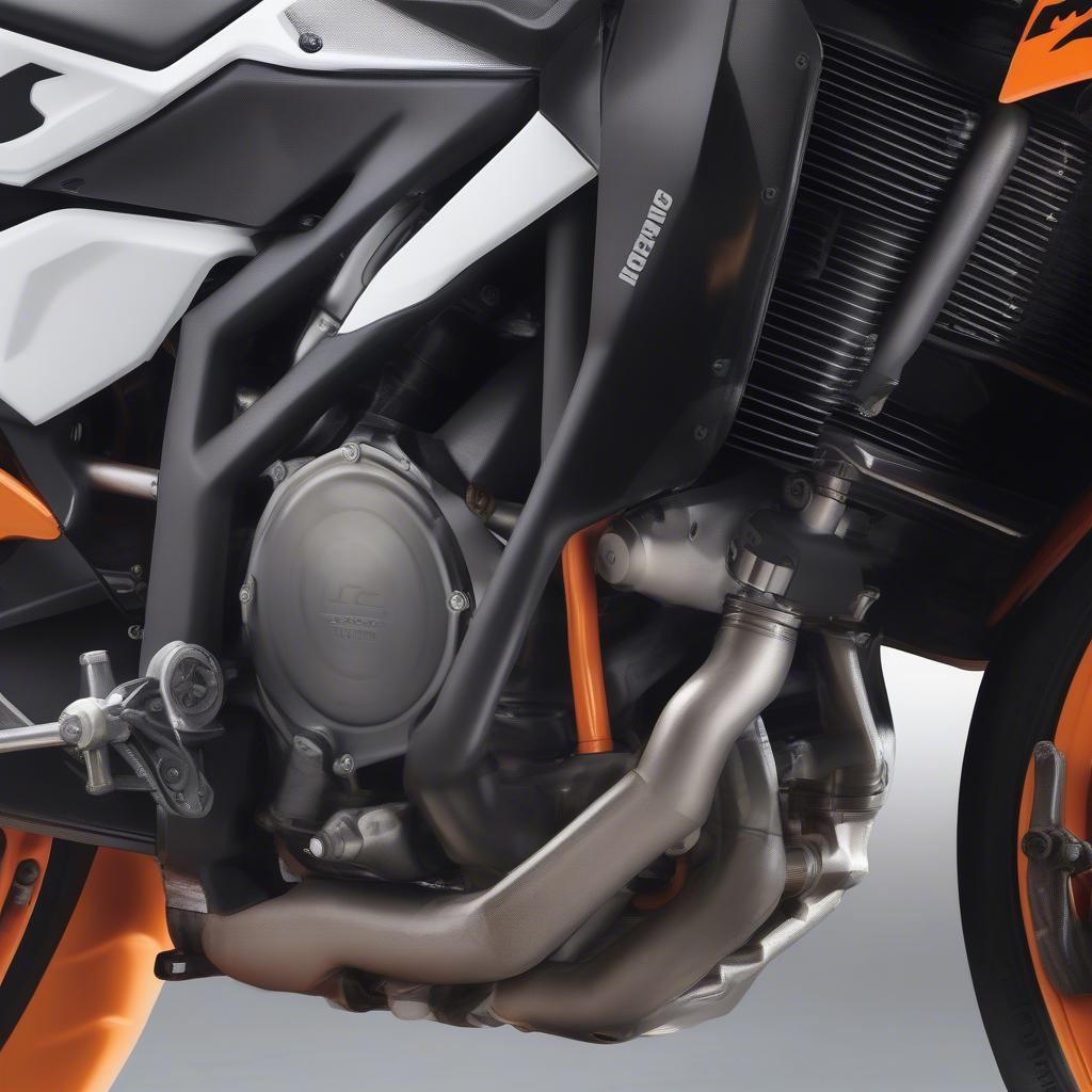 KTM 990 Supermoto R Motor Detailansicht