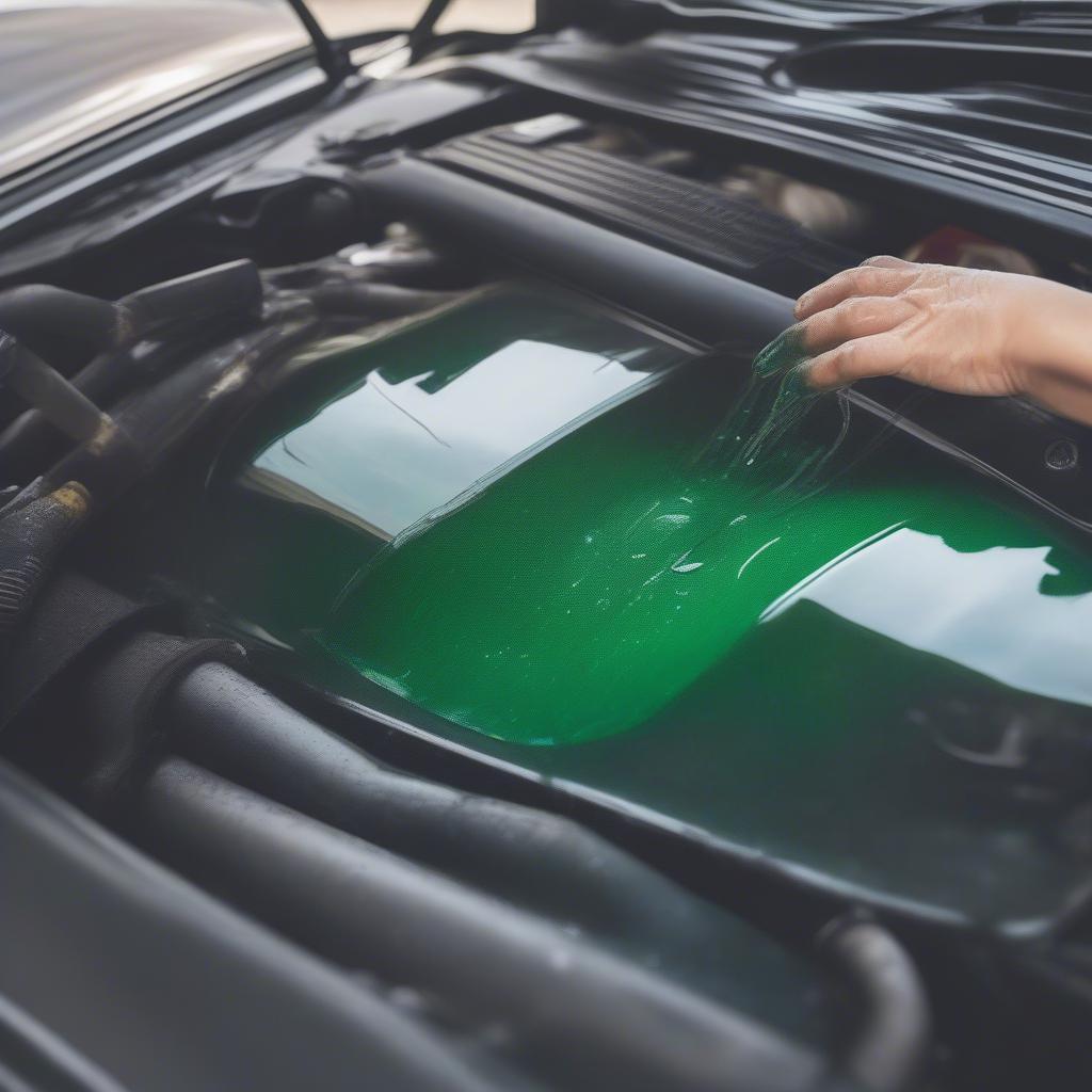 Kühlflüssigkeitsleck im Auto erkennen