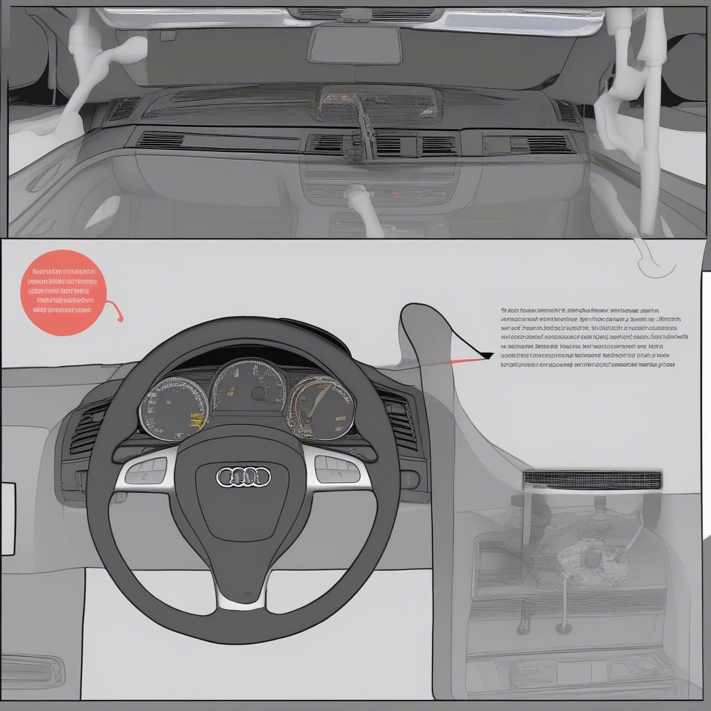 Einbau eines neuen Lenkrads im Audi A4 B5