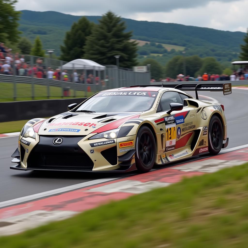 Lexus LFA auf der Rennstrecke