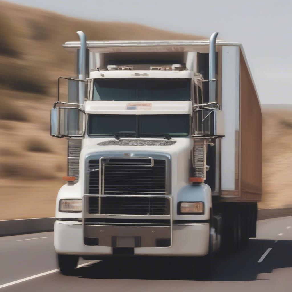 LKW-Fahrer am Steuer