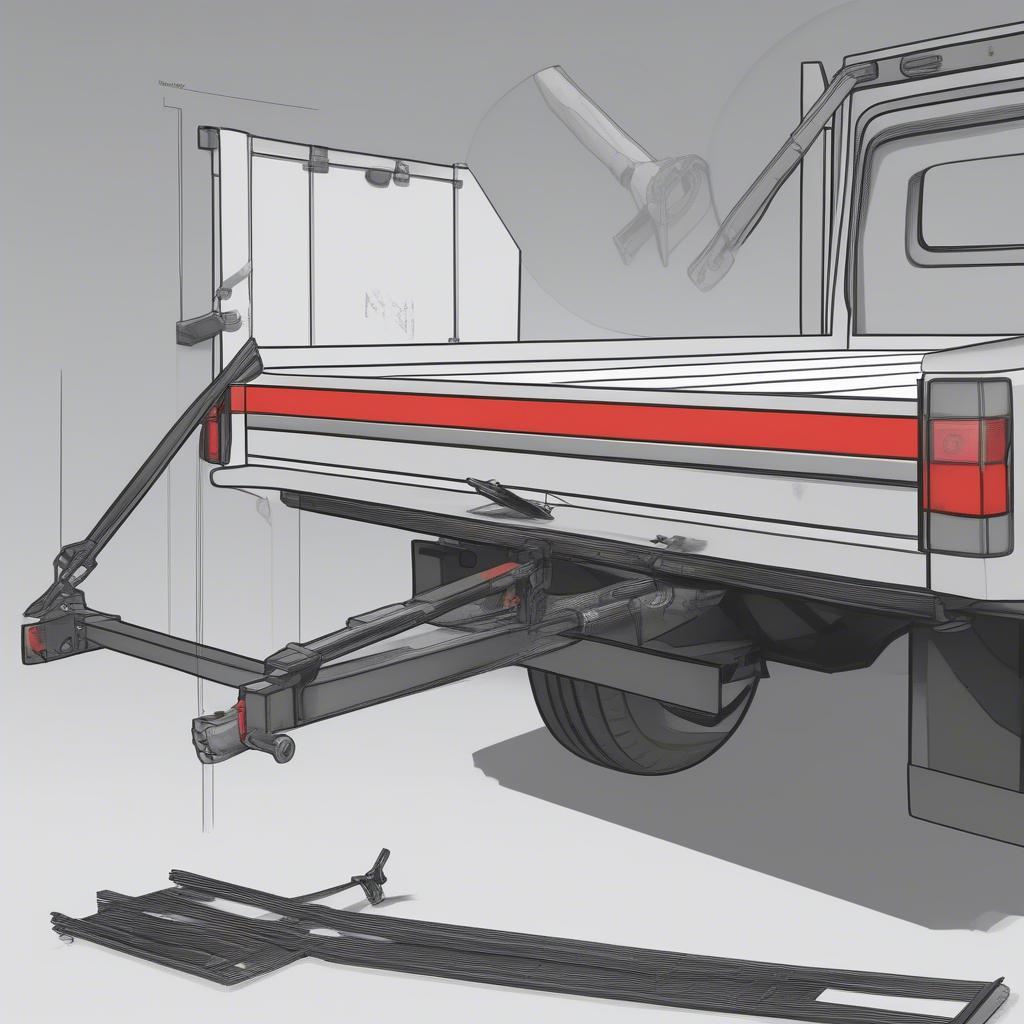 Korrekte Montage von LKW Spannbrettern