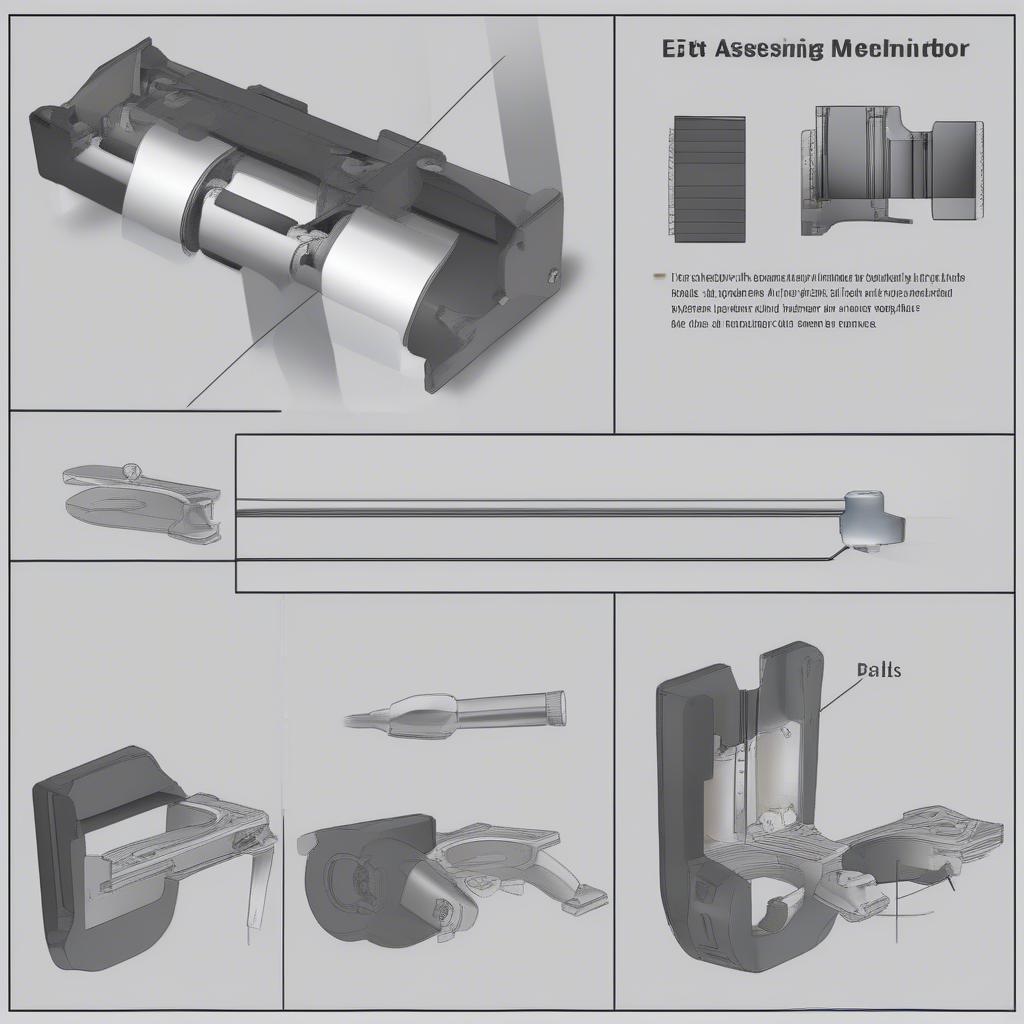 Montage eines mechanischen Riemenschlosses