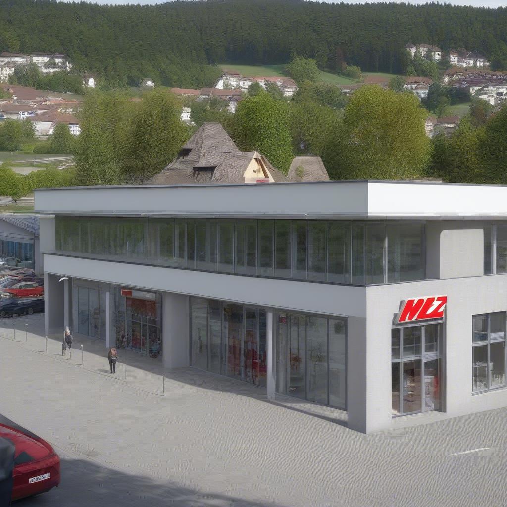 Anfahrt und Parkplatzsituation am Media Markt Bad Tölz