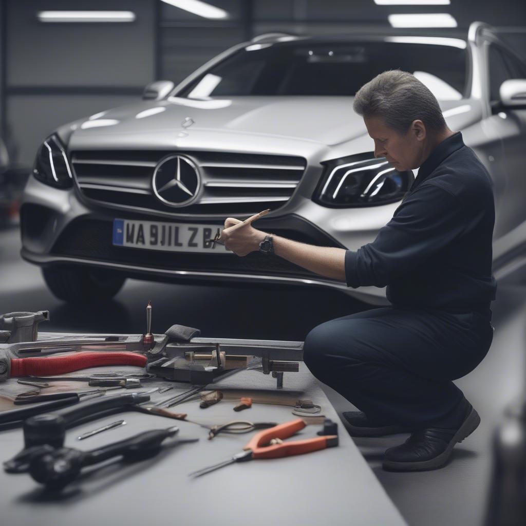 Wartung des Mercedes-Benz Shooting Brake