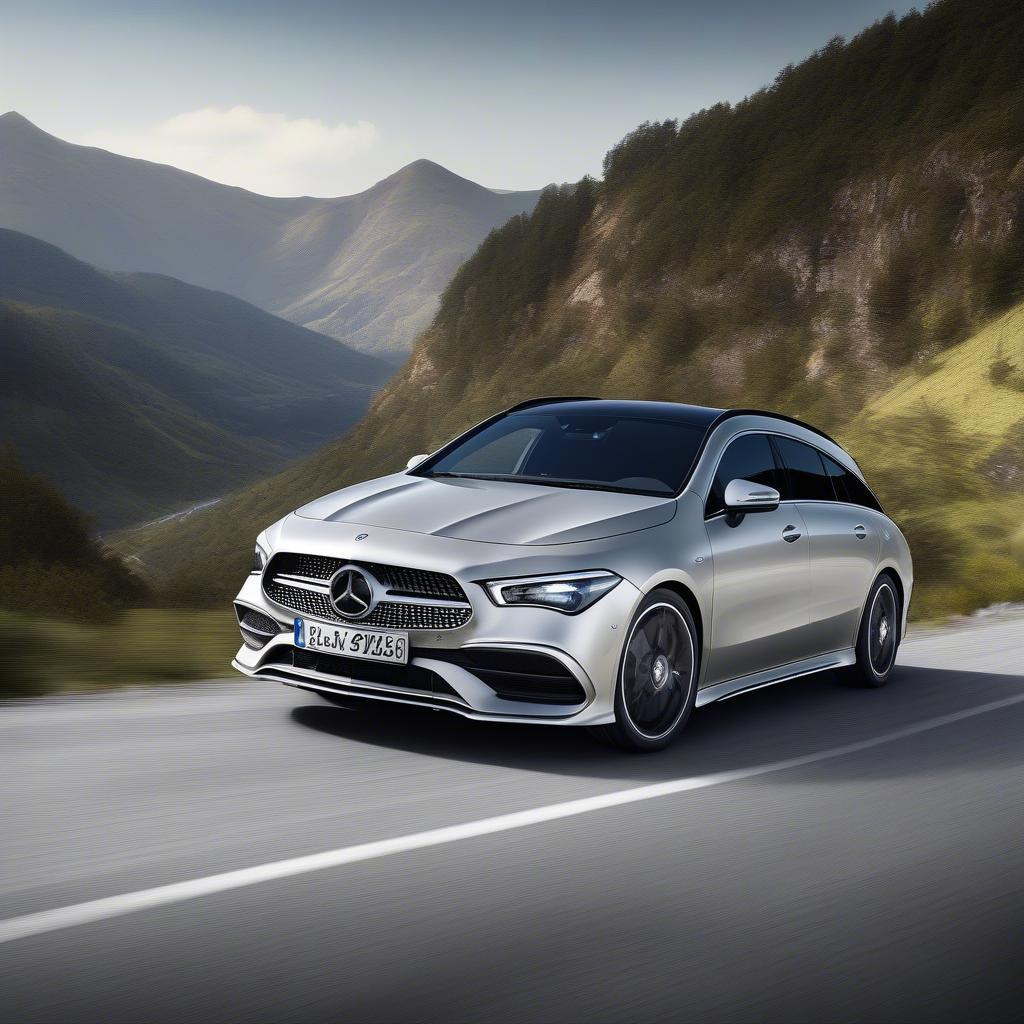 Mercedes CLA Shooting Brake AMG Line Außenansicht