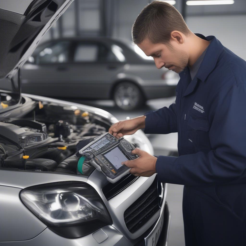 Moderne Diagnosegeräte für Mercedes-Benz in Burgdorf