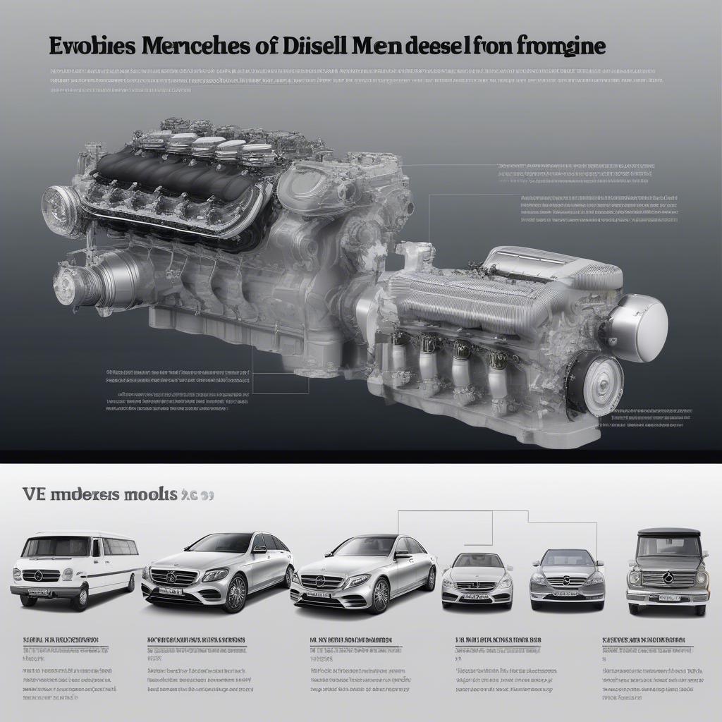 Entwicklung des Mercedes V8 Dieselmotors