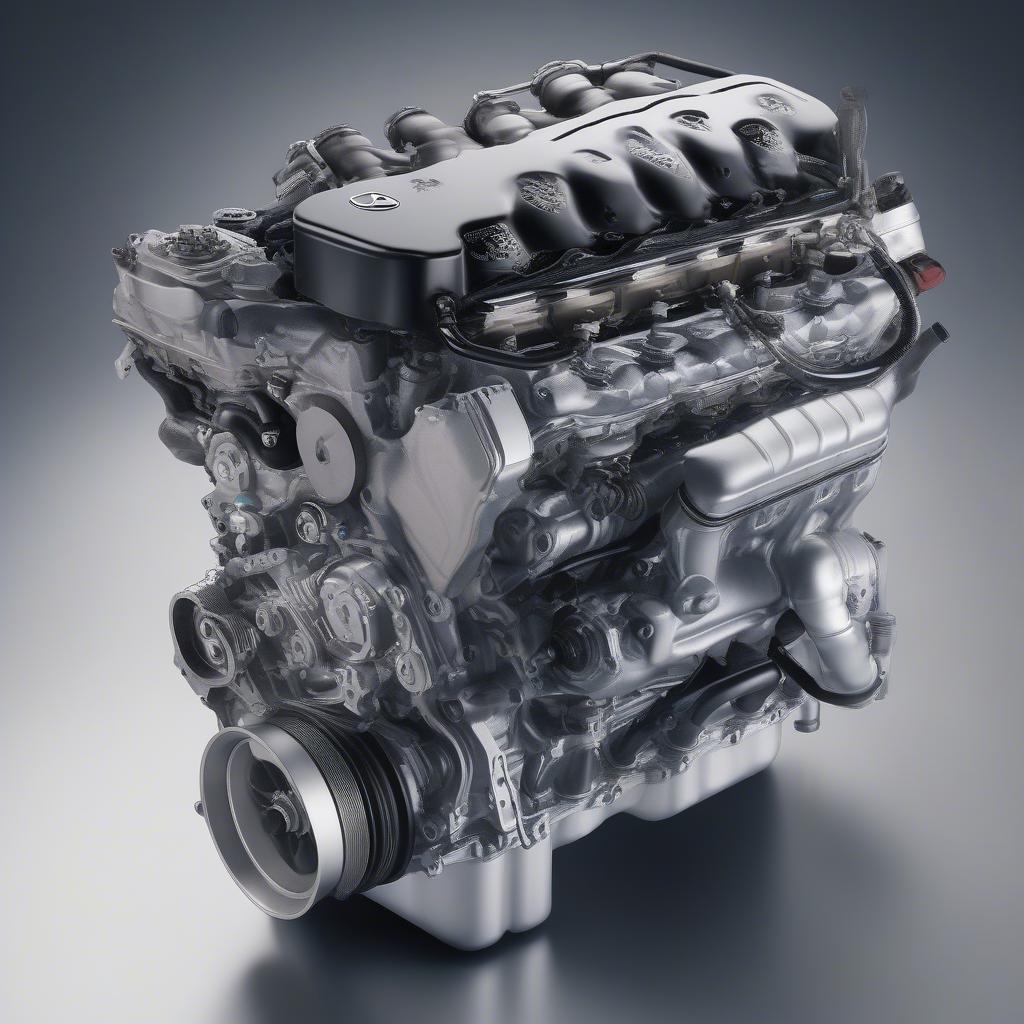 Mercedes V8 Diesel Motor im Detail