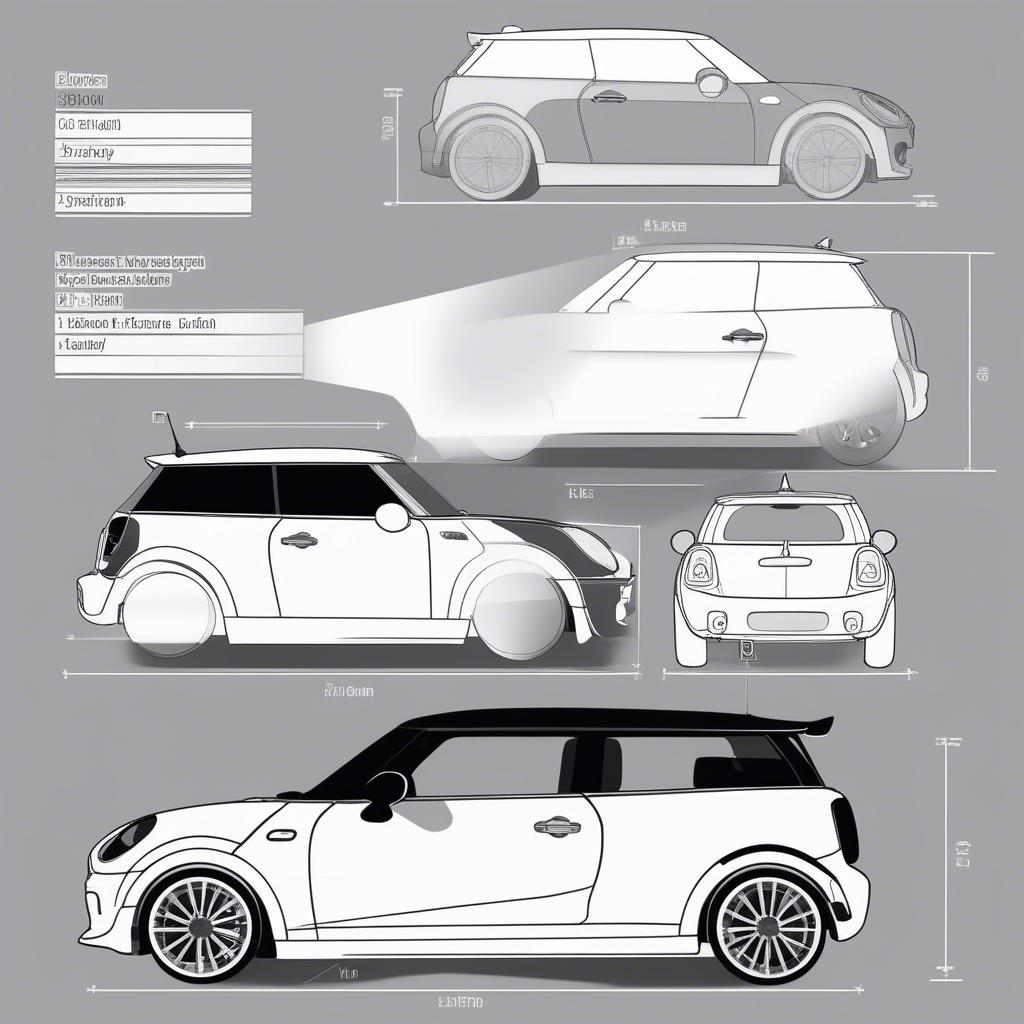 Mini Cooper 3-Türer und 5-Türer Abmessungen