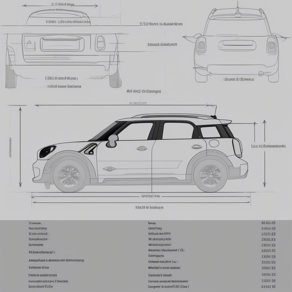 Mini Cooper Countryman Abmessungen