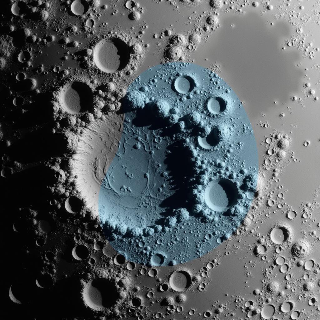 Rost auf dem Mond als Zeichen für Wasser