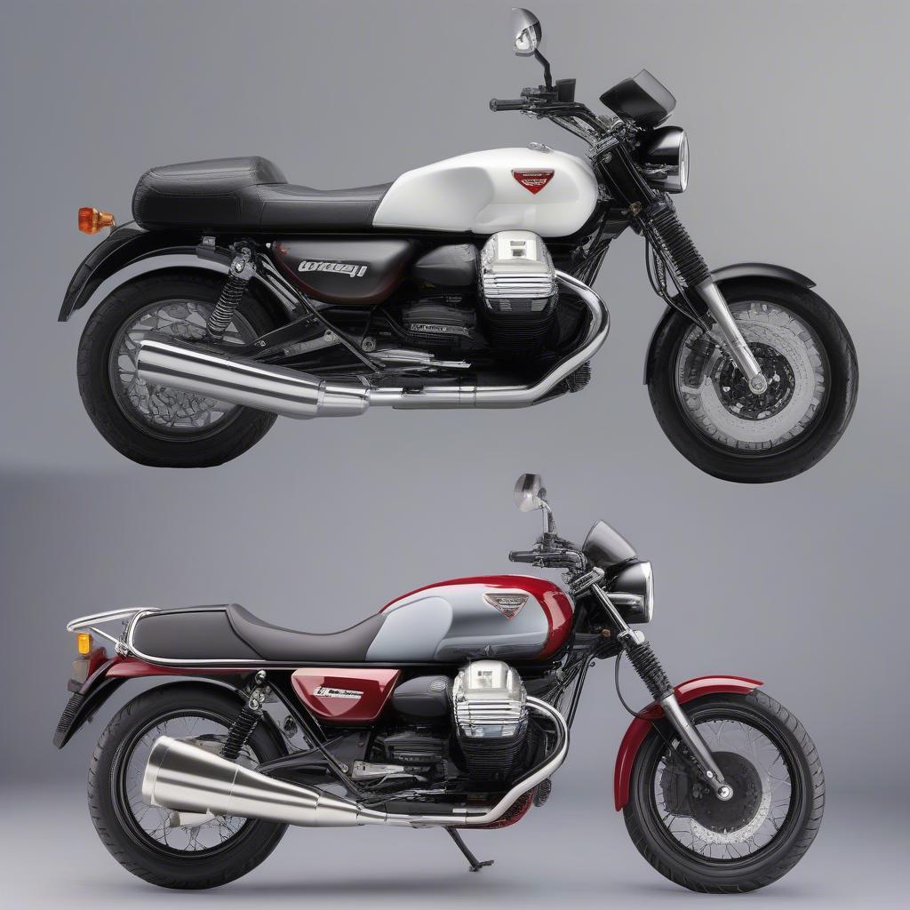 Moto Guzzi V100 Modellvarianten Vergleich