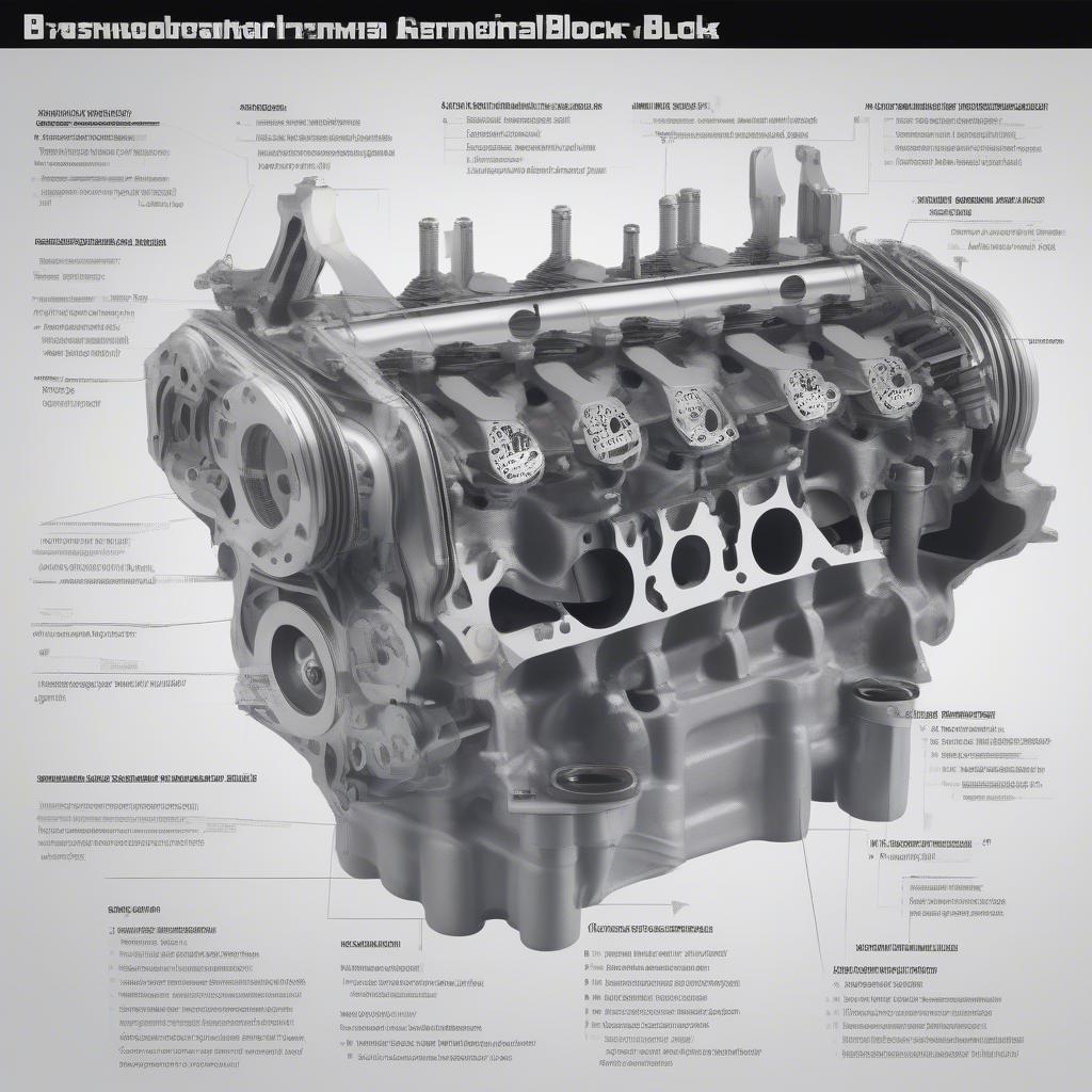 Aufbau eines Motorblocks