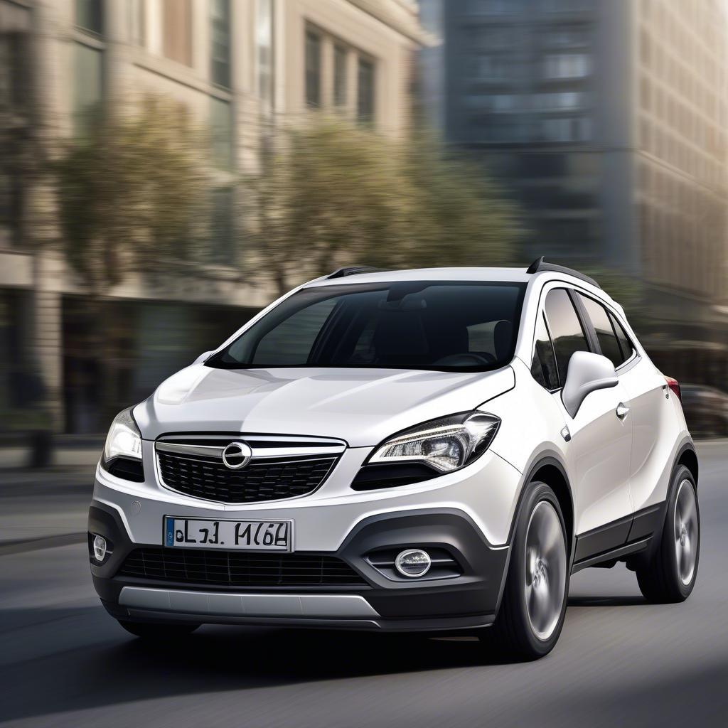 Opel Mokka Sport im Stadtverkehr