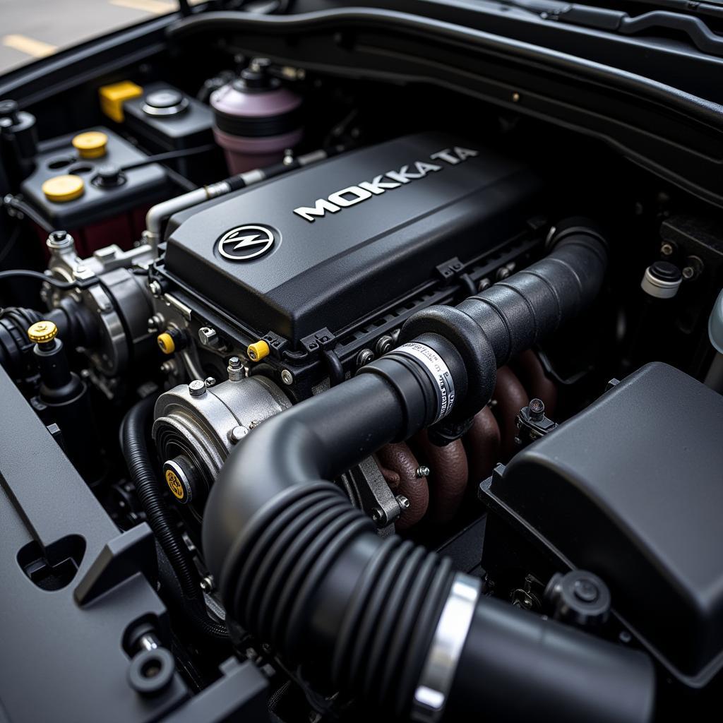 Motor des Opel Mokka Turbo