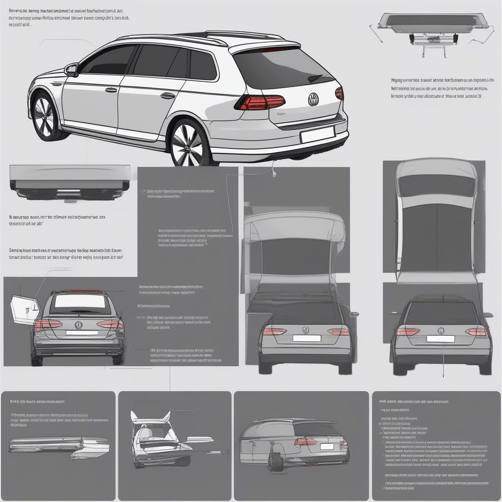 Passat Variant B8 Dachträger Montage