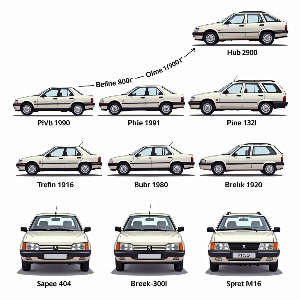 Die Geschichte des Peugeot 405 in Bildern