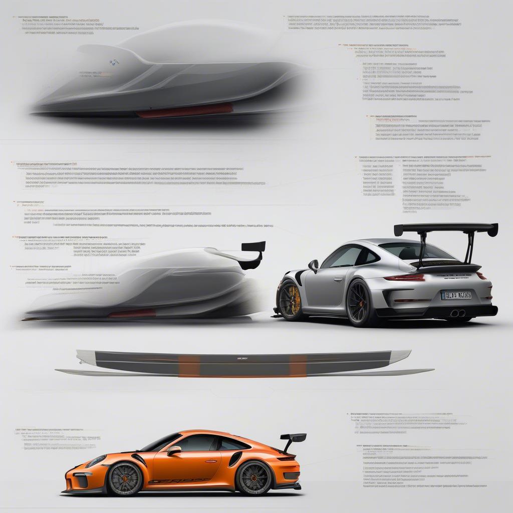 Aerodynamik des Porsche 911 991 GT3 RS