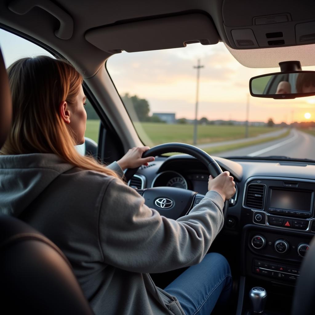 Probefahrt mit einem gebrauchten SUV mit Allradantrieb