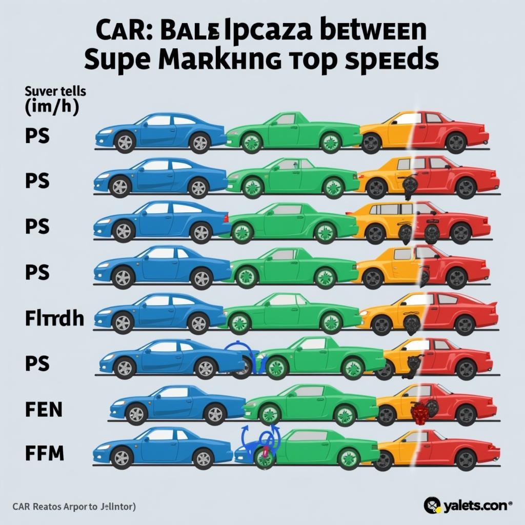 Vergleich von PS und km/h