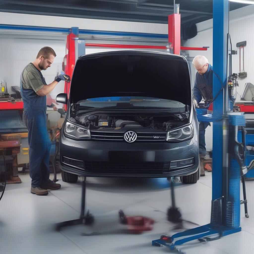 Diagnose eines defekten Radlagers am VW Touran