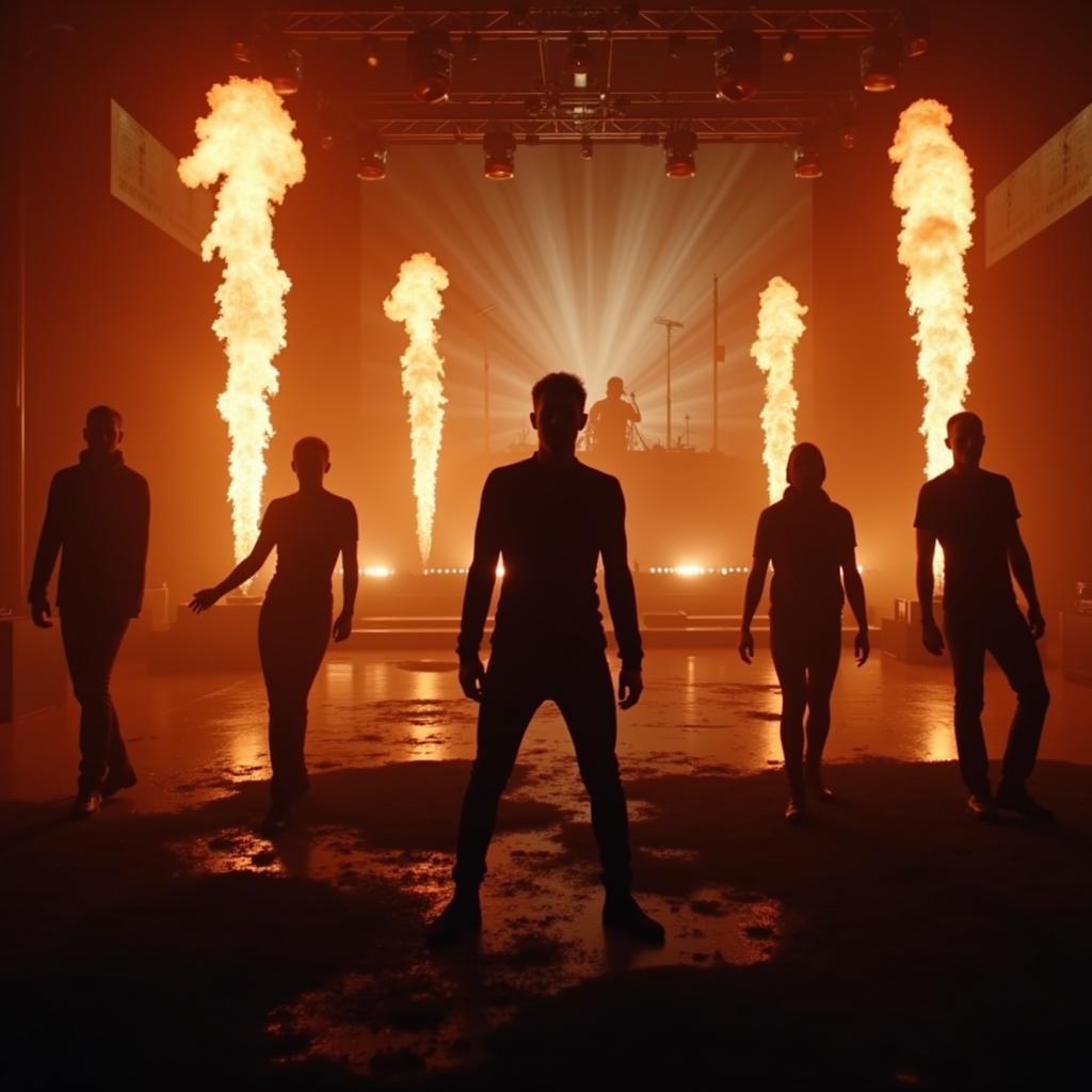 Rammstein's powerful performance in the Sonne video