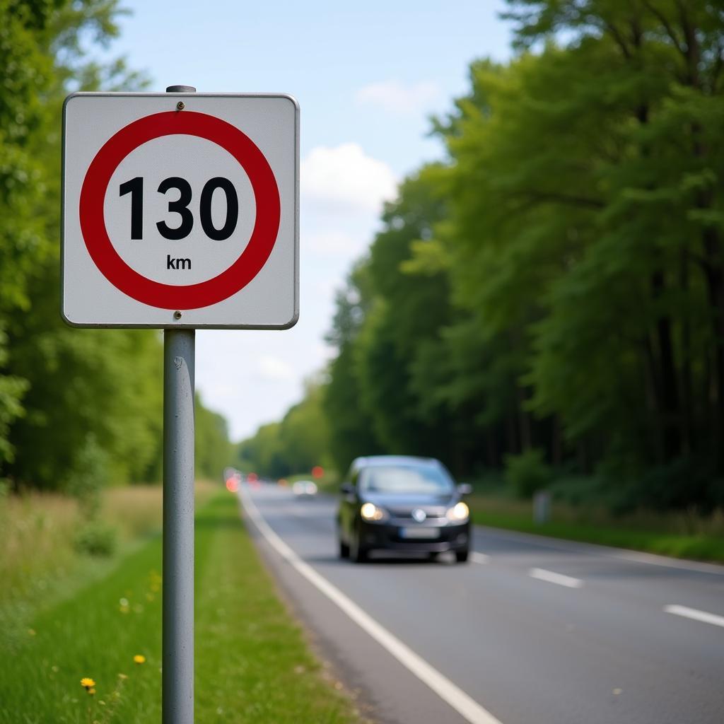 Richtgeschwindigkeit auf Schnellstraßen