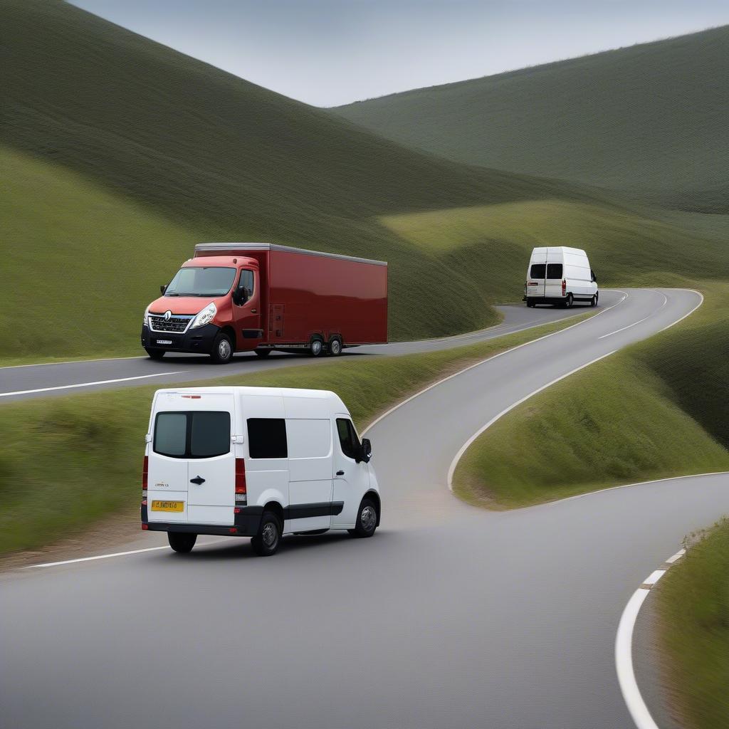 Sicheres Fahren mit Anhänger Renault Master