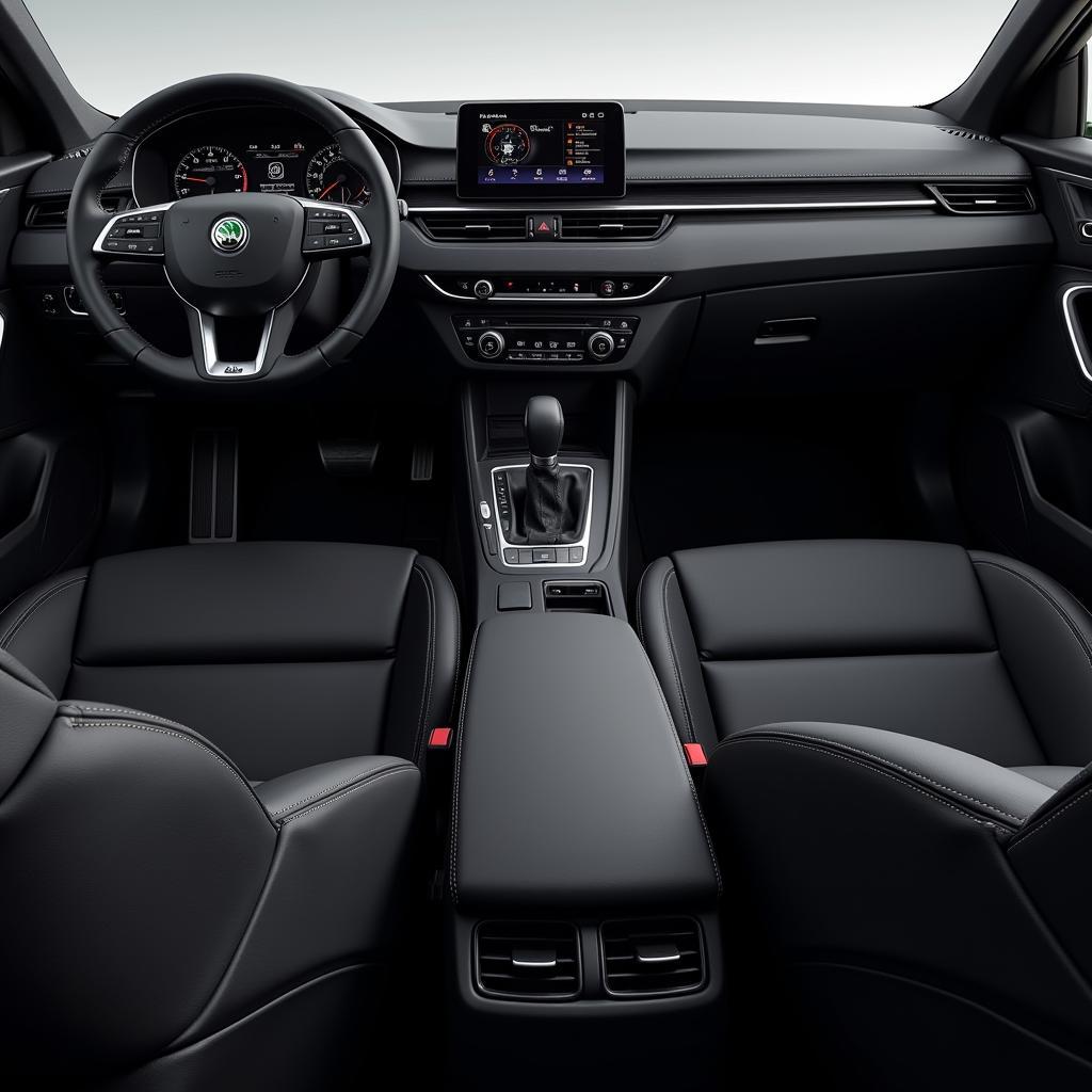 Modernes Interieur des Skoda Kodiaq 2024