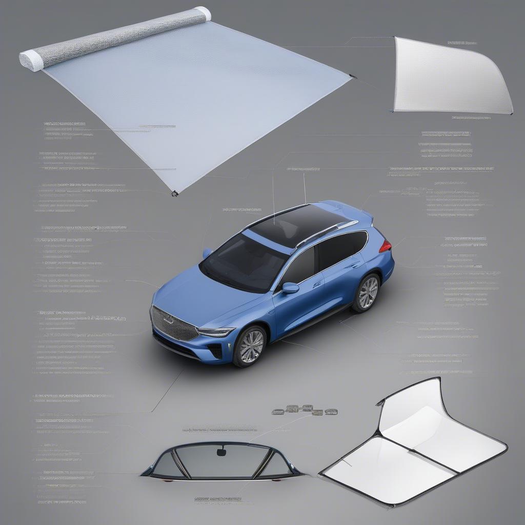 Sonnenschutzdecken für Autos: Verschiedene Typen und Materialien