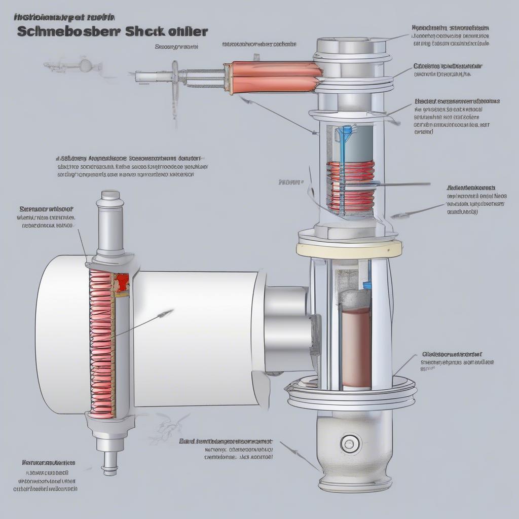 Schema der Stoßdämpferfunktion