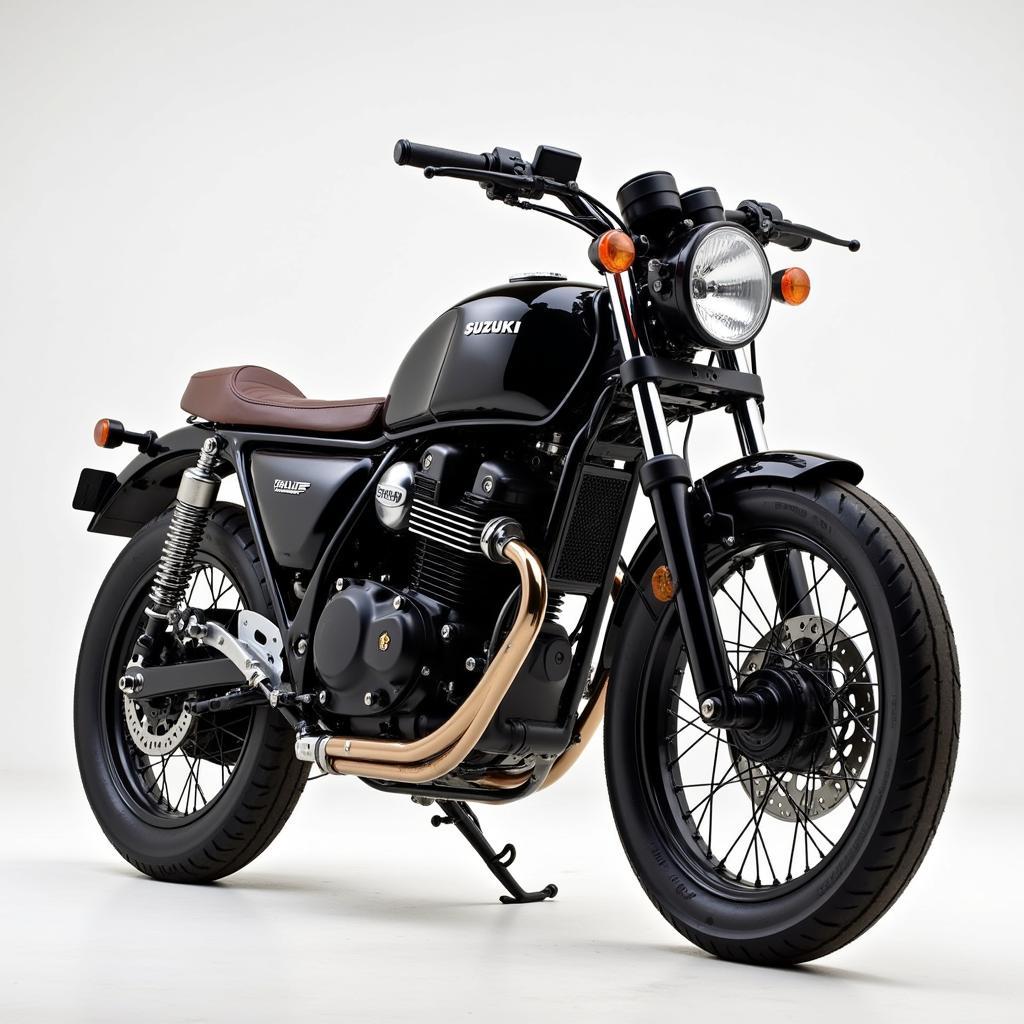 Suzuki GS 500 E Umbau im Bobber Stil