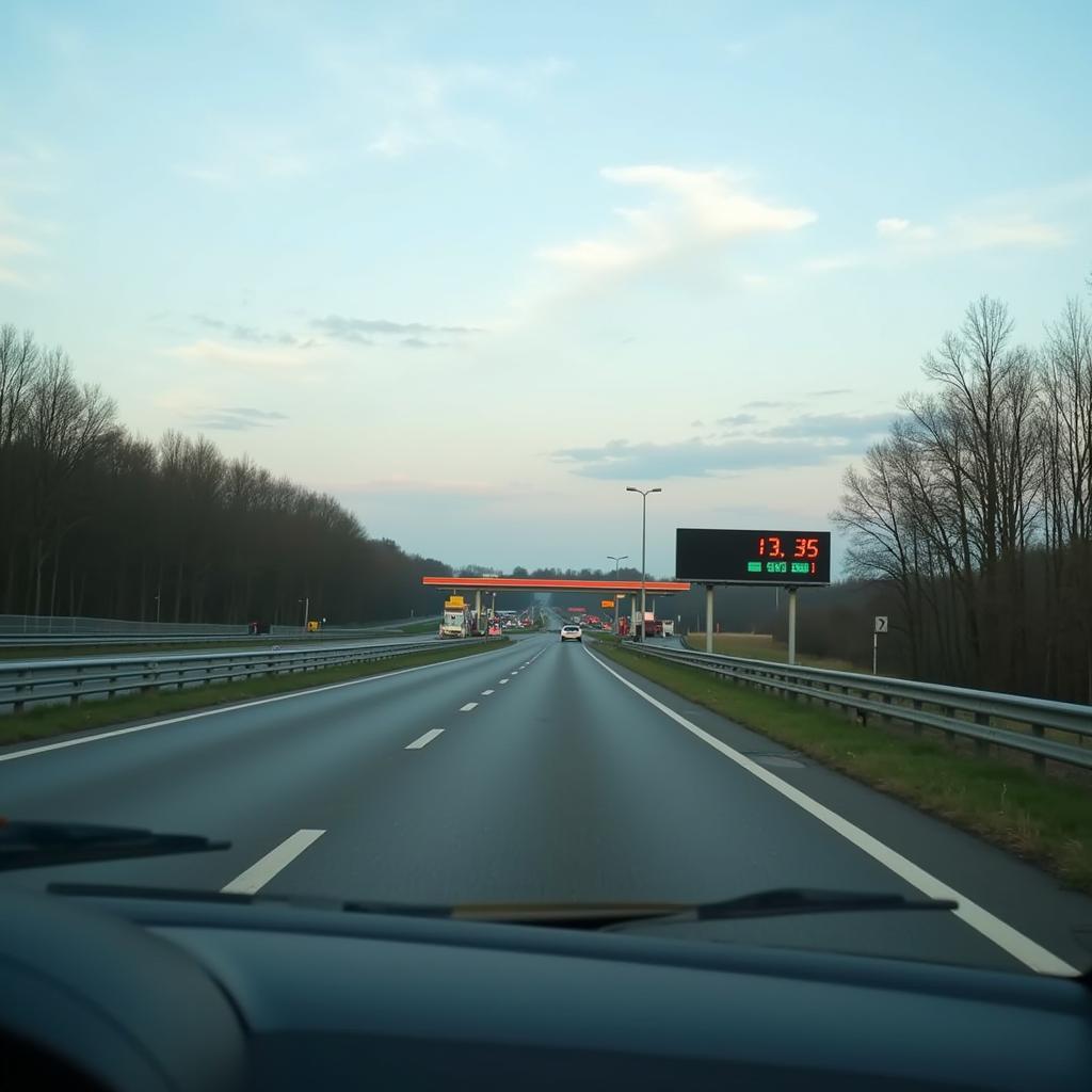 Tankstellen in Holland an der Autobahn