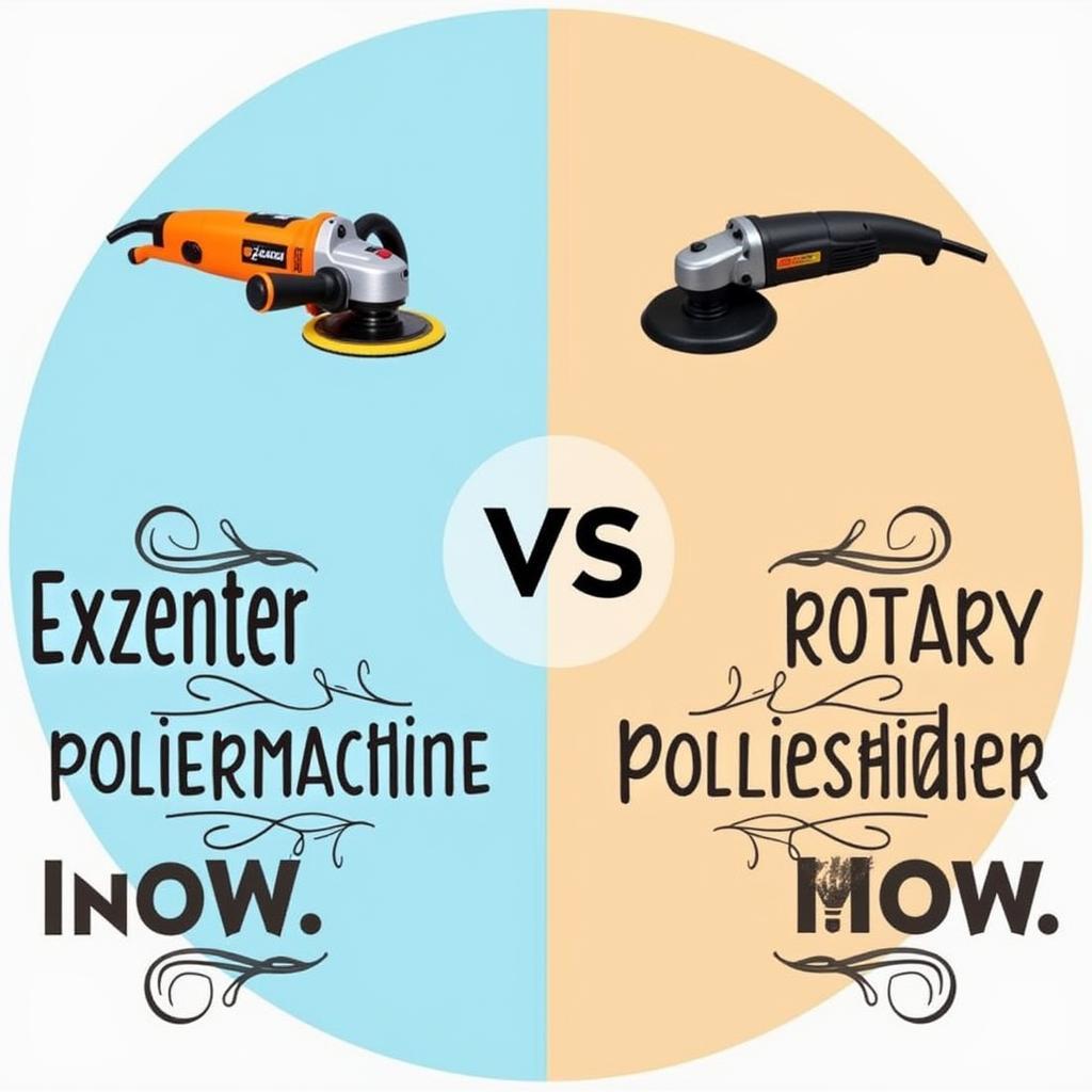 Test Exzenter Poliermaschine vs. Rotationspoliermaschine