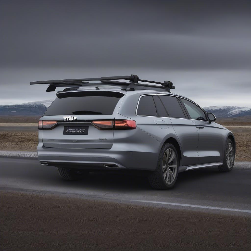 Thule Evo WingBar Dachträger auf einem Auto