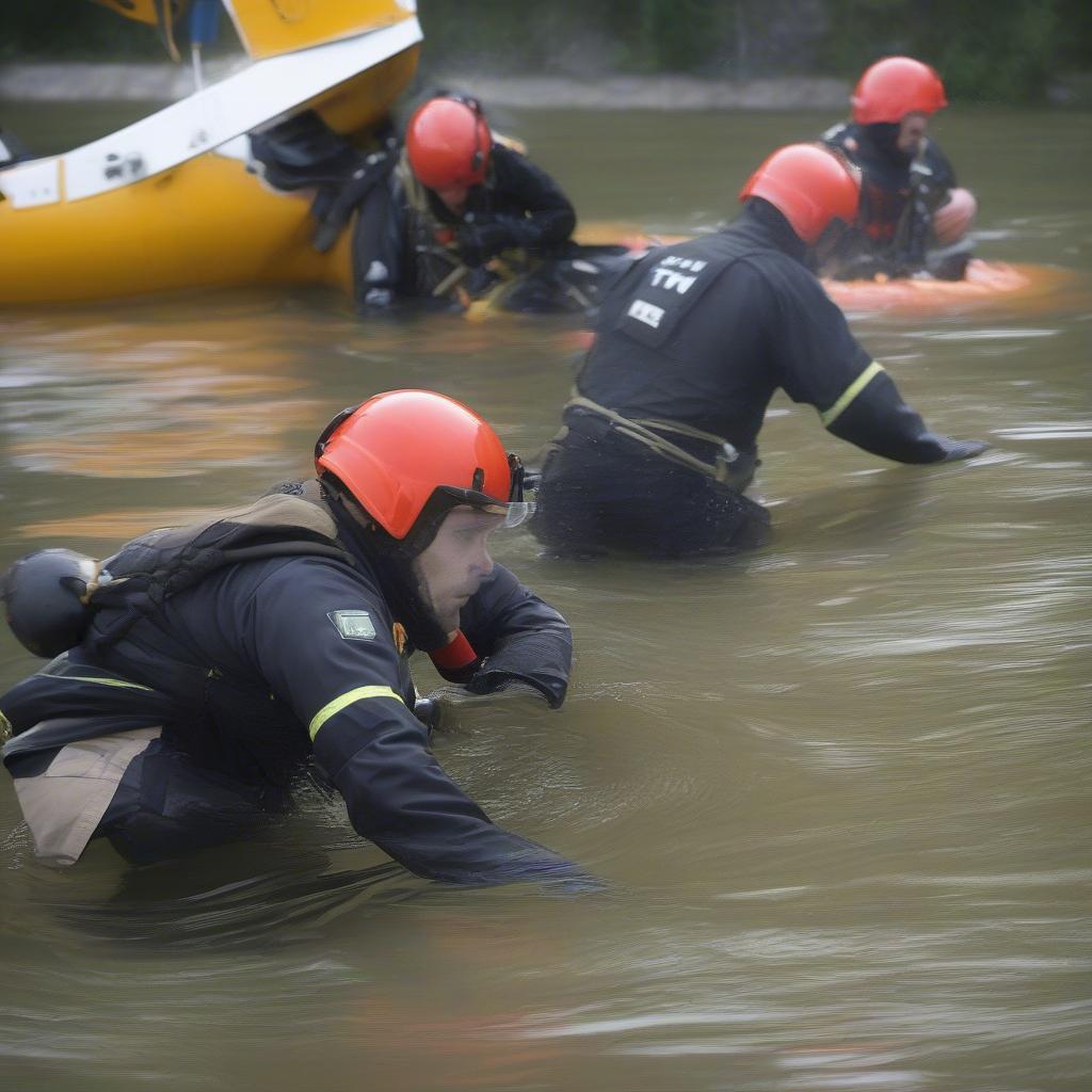 THW Gießen Ausbildung der Helfer