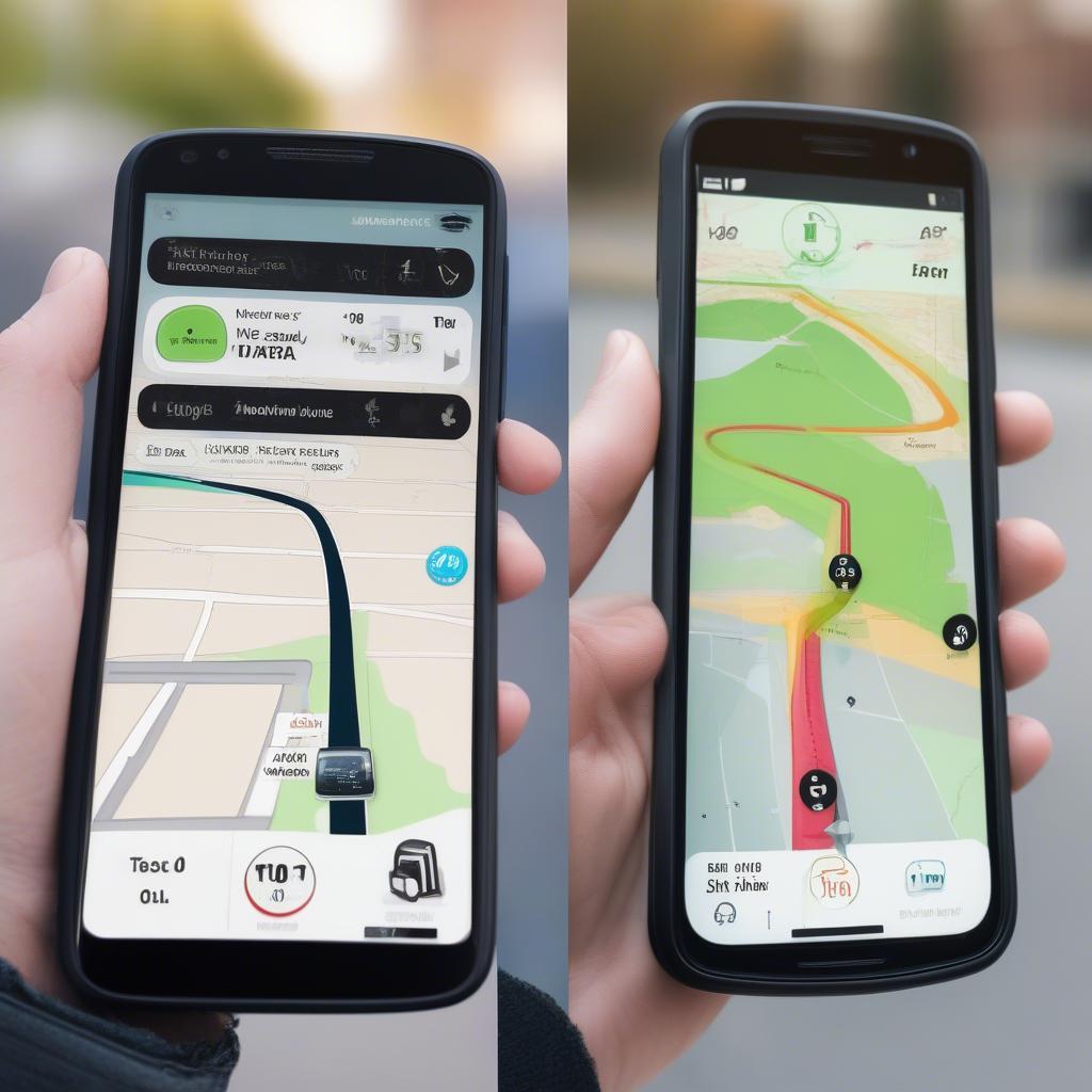 Vergleich TomTom Navi und Smartphone Navigation