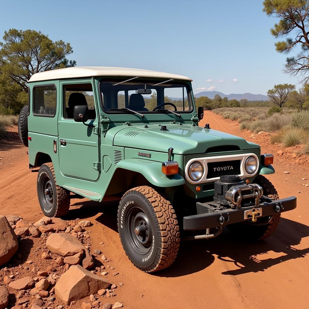 Toyota Land Cruiser J40 Serie 3-Türer im Gelände