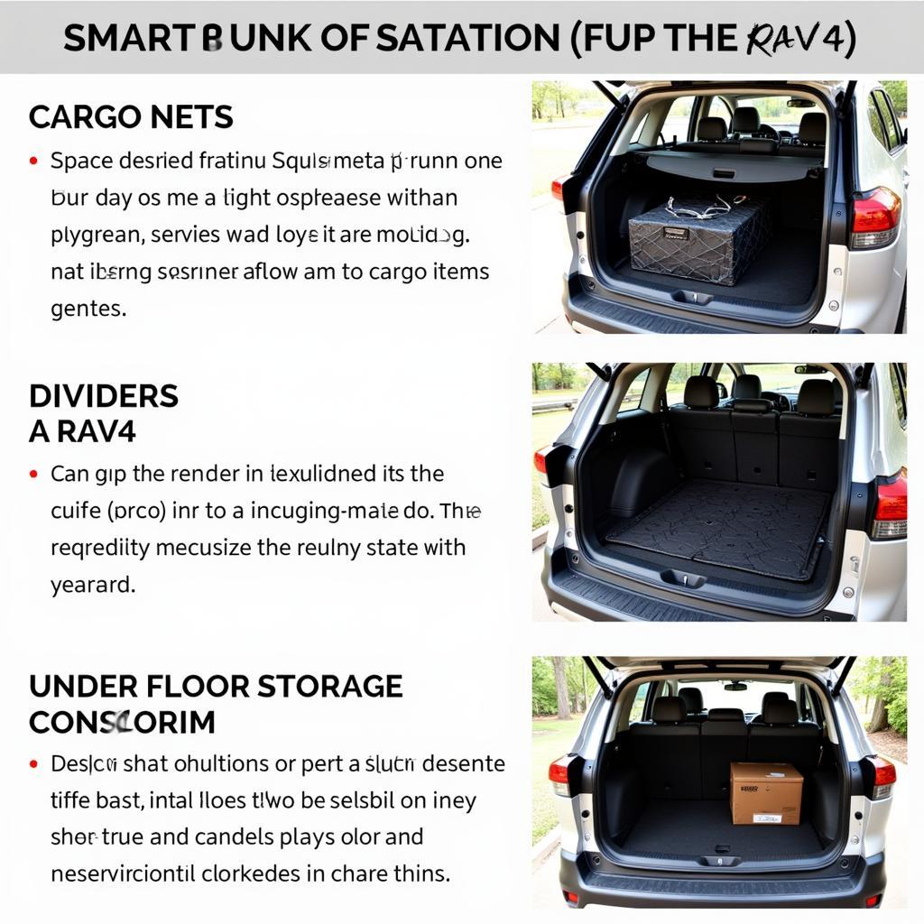 Toyota RAV4 Kofferraum Organisation: Tipps und Tricks zur optimalen Nutzung des Kofferraums.