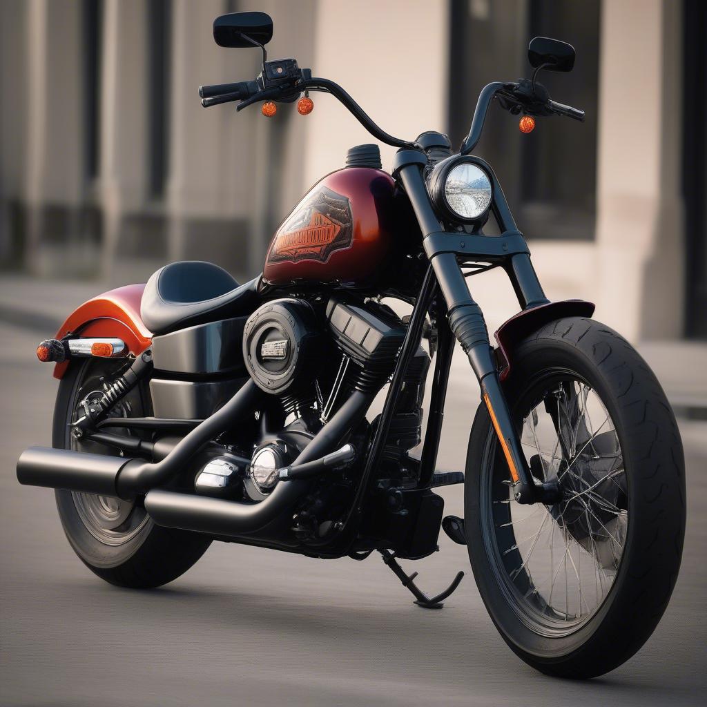 Individuelle Umbauten an einer gebrauchten Harley-Davidson Street Bob