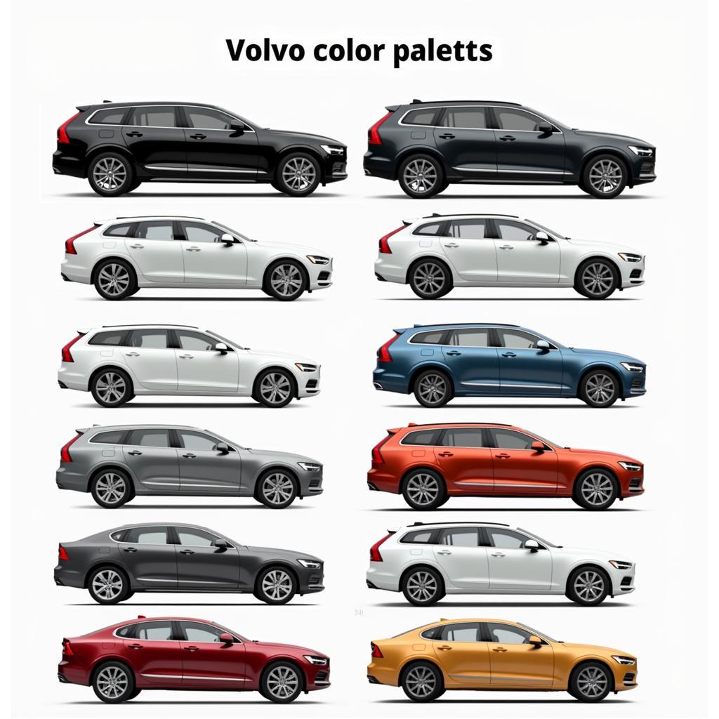 Volvo Farbenpalette: Eine Übersicht über die verfügbaren Farben für Volvo Fahrzeuge